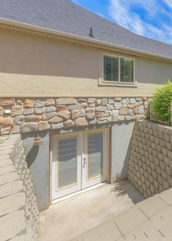 Interior View of Replaced Basement Door