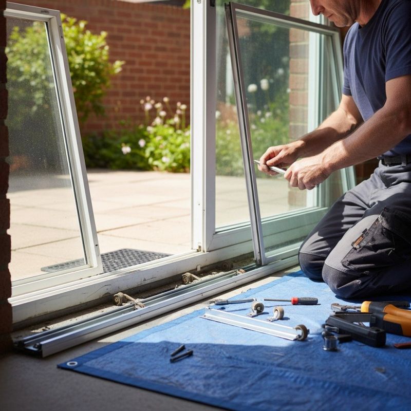 Patio Door Track Repair in Conroe, TX